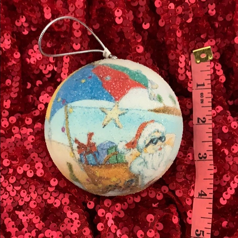 Santana Beach Christmas Ornament 10 left. - Picture 12 of 12
